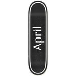 APRIL 8.0 Skateboard Deck - OG Logo Invert - Grey